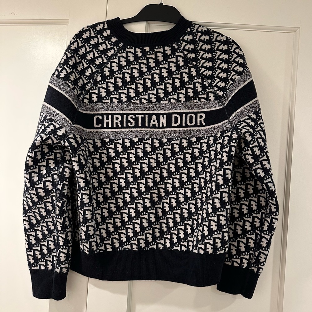 Christian Dior REVERSIBLE CREW-NECK SWEATER
